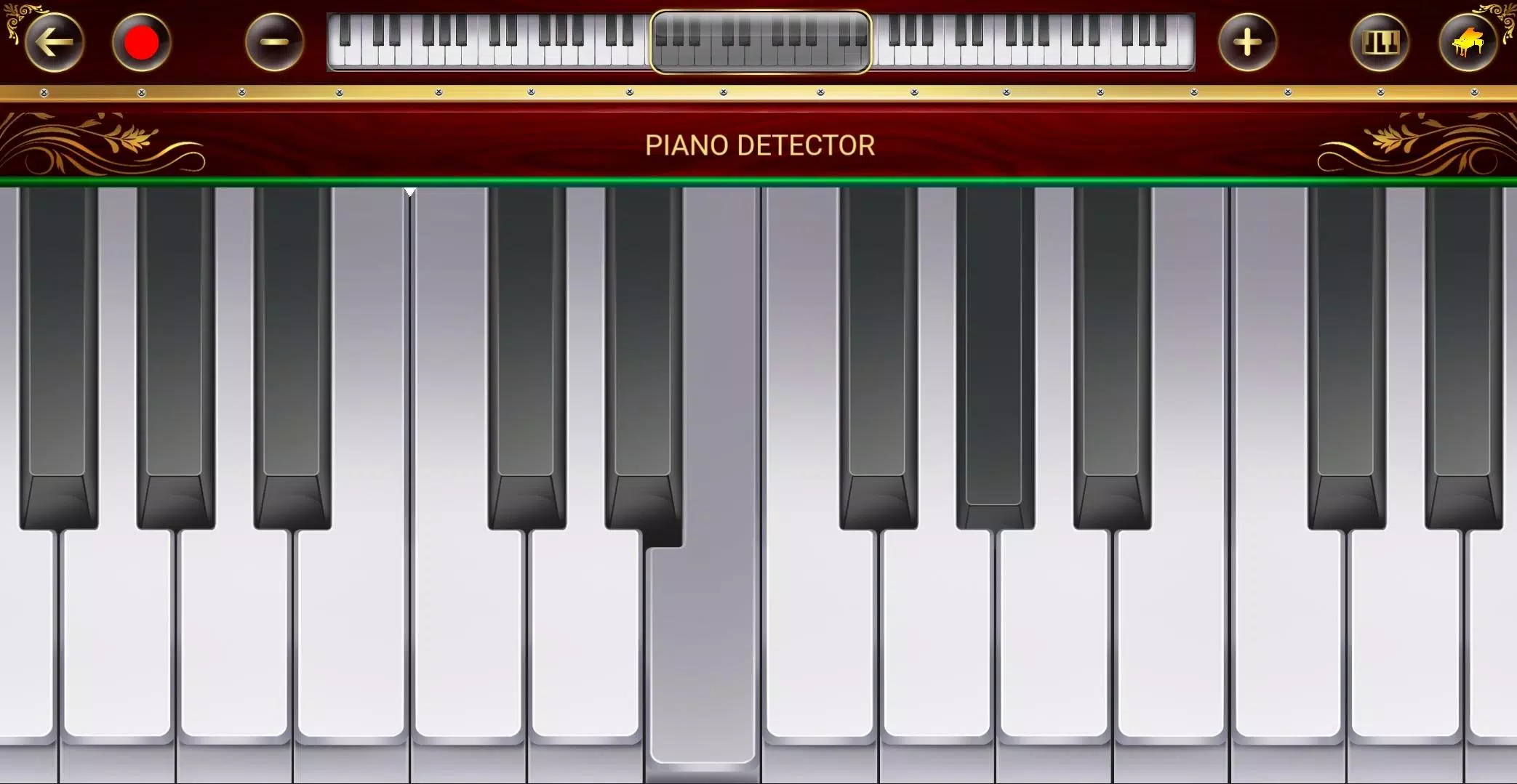 Piano Detector 螢幕截圖 1