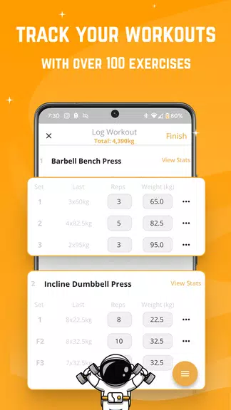 Stronger - Workout Gym Tracker Zrzut ekranu 0