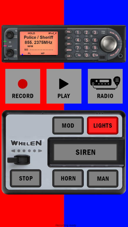 USA Siren Radio Sound Effects 螢幕截圖 0