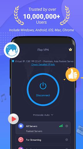 Schermata iTop VPN: Proxy & Game Booster 2