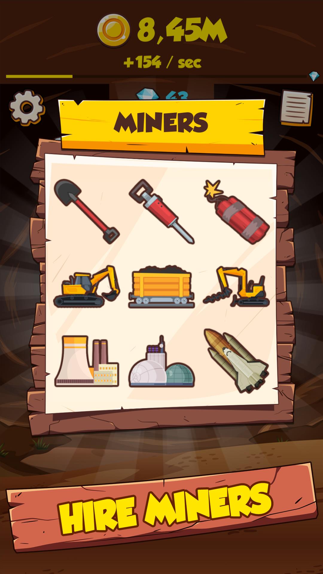 Idle Miner Clicker: Tap Tycoon Screenshot 2