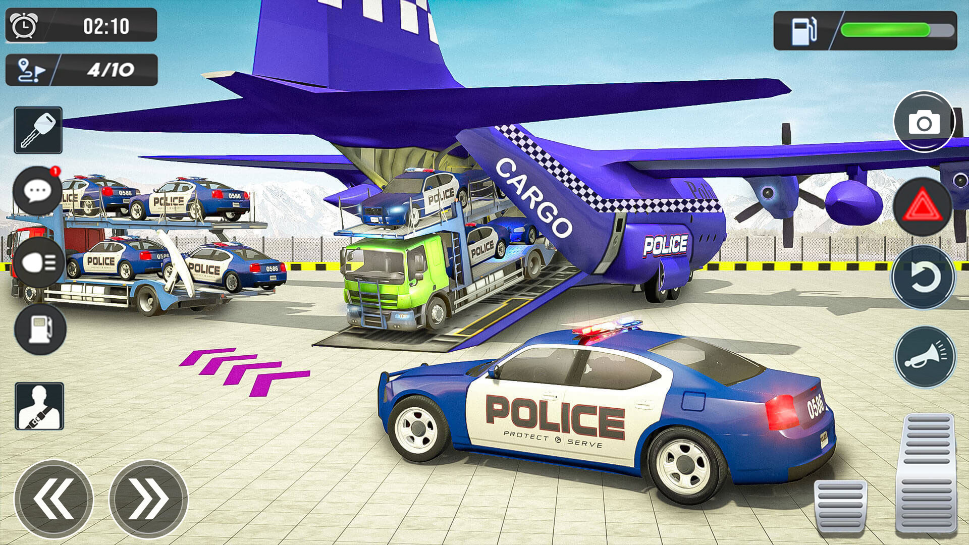 Police Games: Truck Transport Ảnh chụp màn hình 0