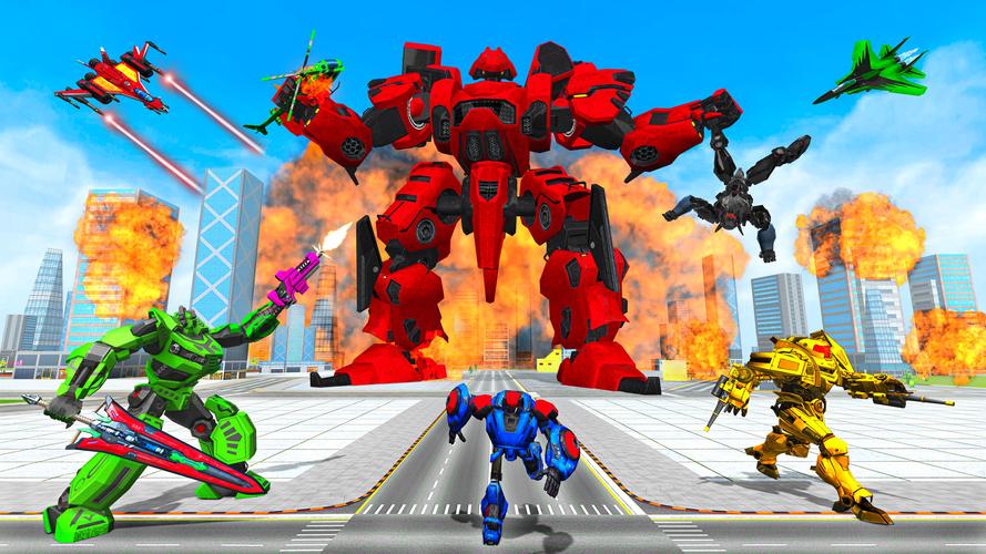 Mech Robot Transforming Game ภาพหน้าจอ 3