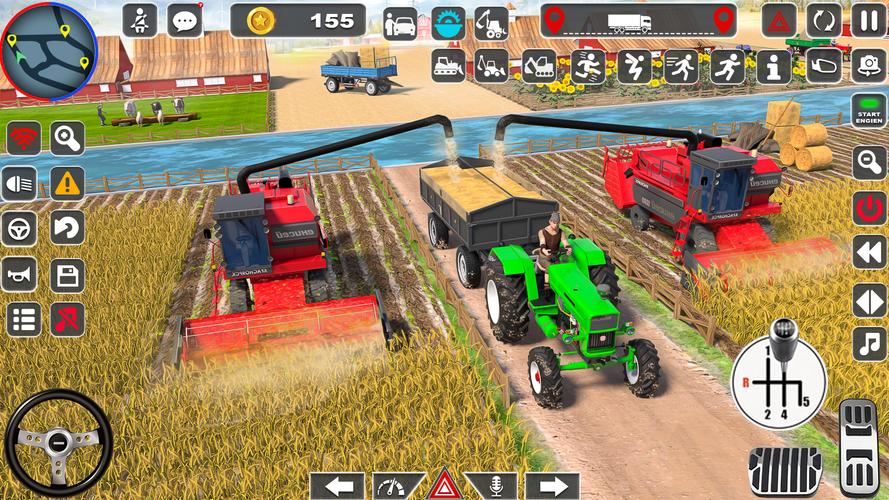 Tractor Driving Farming Games Captura de tela 3
