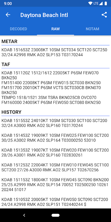 Avia Weather – METAR & TAF Mod Capture d'écran 2