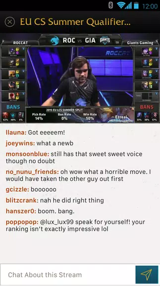 League Chat Schermafbeelding 0