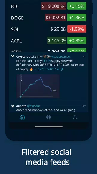 HODL Real-Time Crypto Tracker Screenshot 2