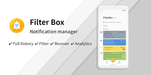 FilterBox Notification Manager Capture d'écran 0