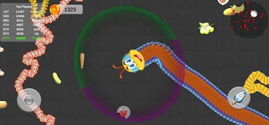 Snake Zone.io Hungry Slither 스크린샷 1