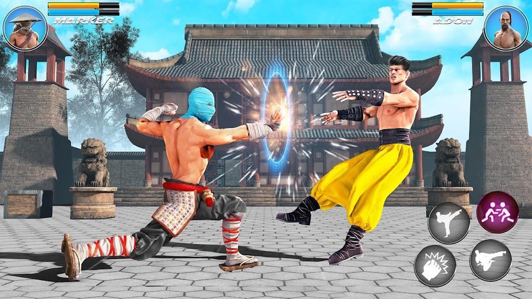 Kung Fu karate Game Offline 3D Mod 螢幕截圖 0