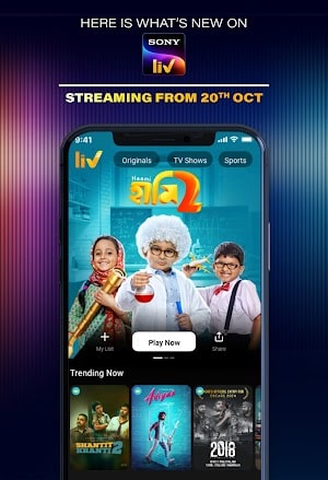 SonyLIV Screenshot 1