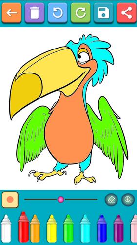 Birds Coloring Games ภาพหน้าจอ 1