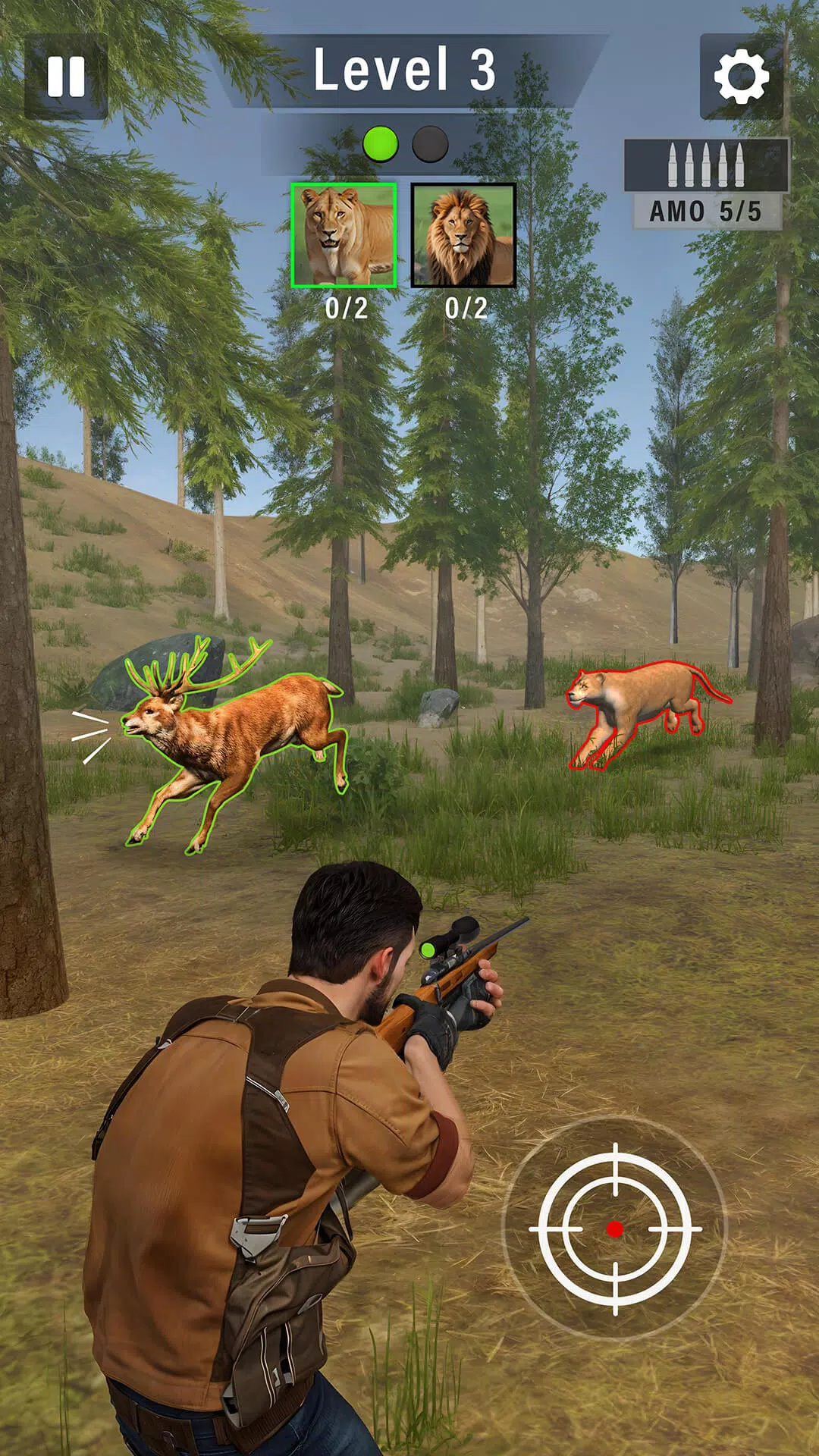Animal Shooter: Wild Hunt 螢幕截圖 3