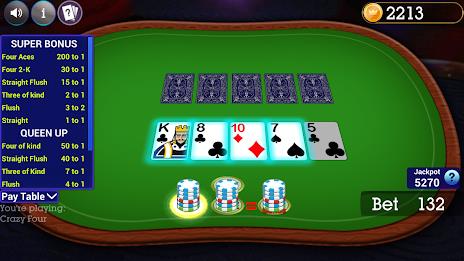 Crazy Four Poker Screenshot 2