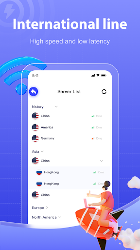 wirevpn - Fast Unlimited Proxy Скриншот 1