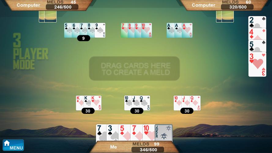 Rummy 500 螢幕截圖 2