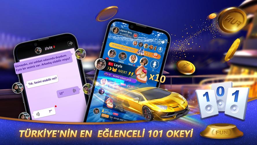 Fun 101 Okey® 螢幕截圖 0