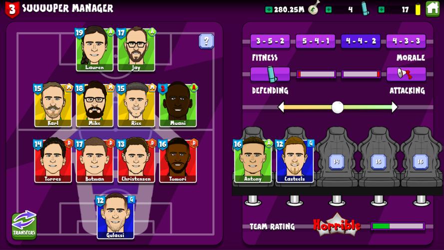 442oons Football Manager 螢幕截圖 1