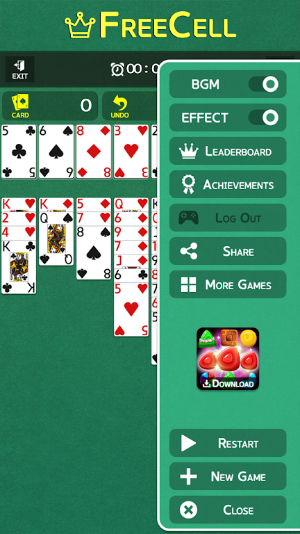 FreeCell - Classic Card Game স্ক্রিনশট 3