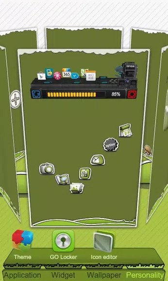 Next Launcher Theme P.Sheep स्क्रीनशॉट 1