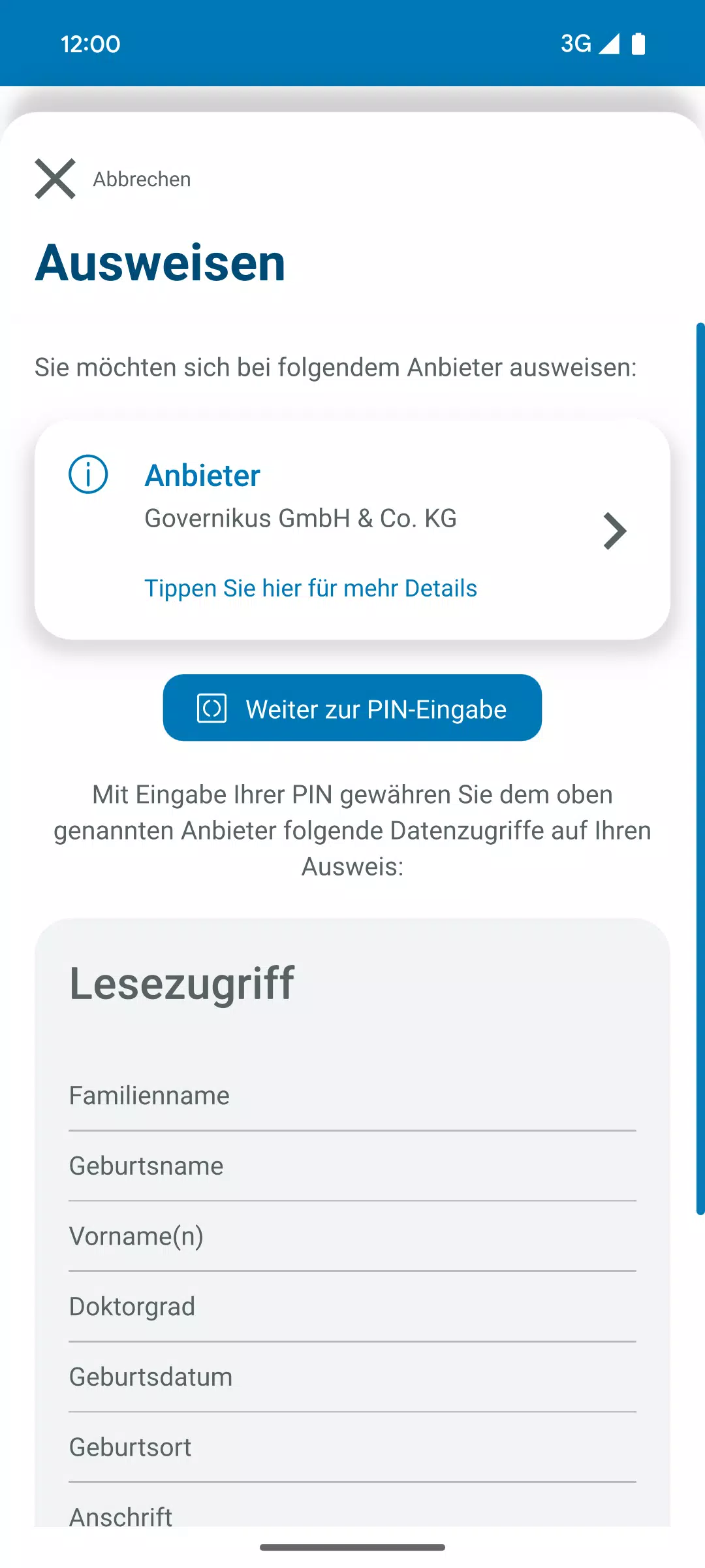 AusweisApp Bund Скриншот 2