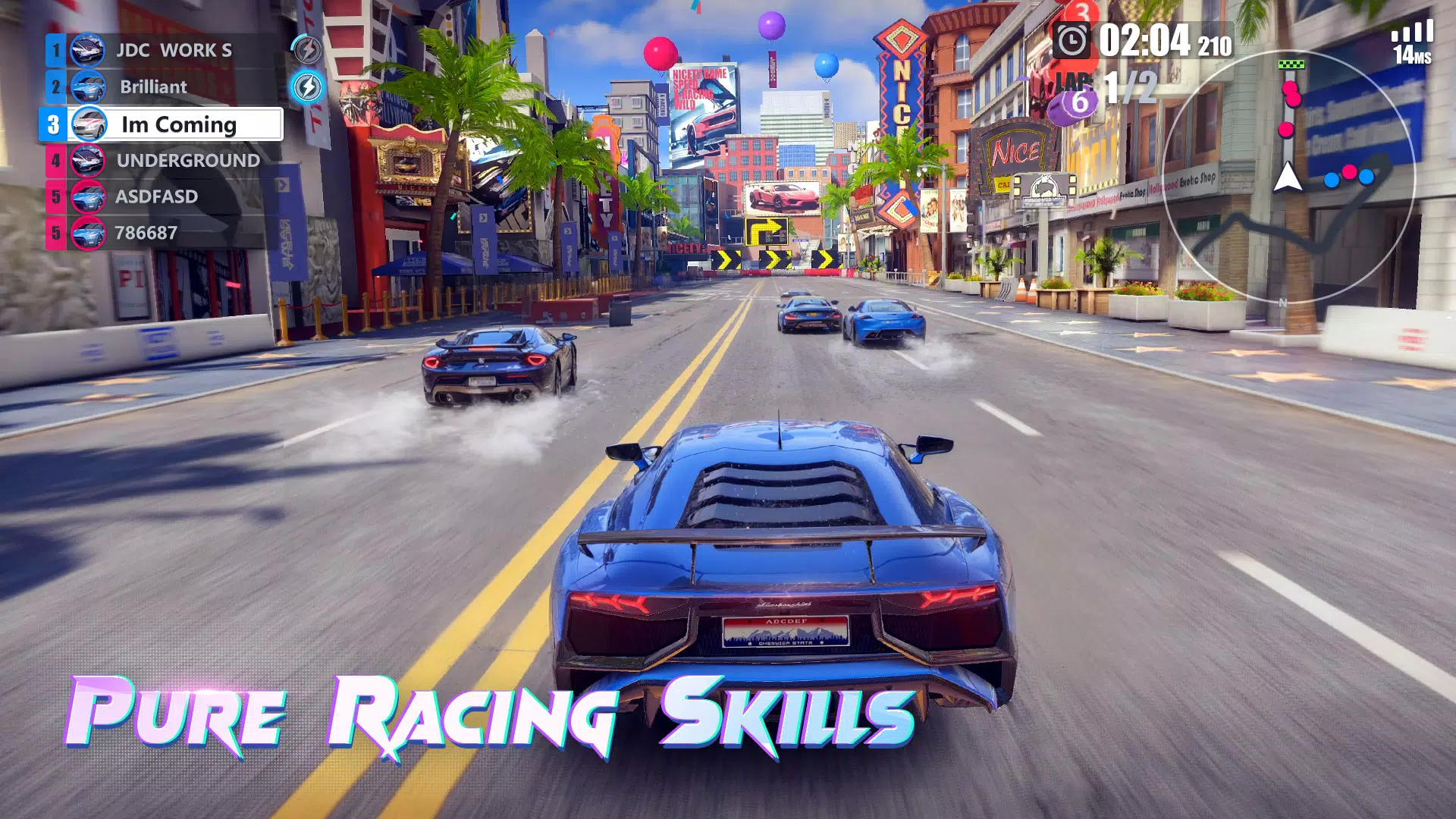 Free Racing: 3v3 Screenshot 1