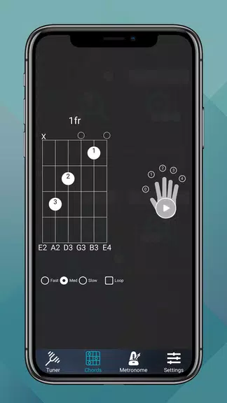 Guitar Tuner: Easy Tune Ảnh chụp màn hình 1