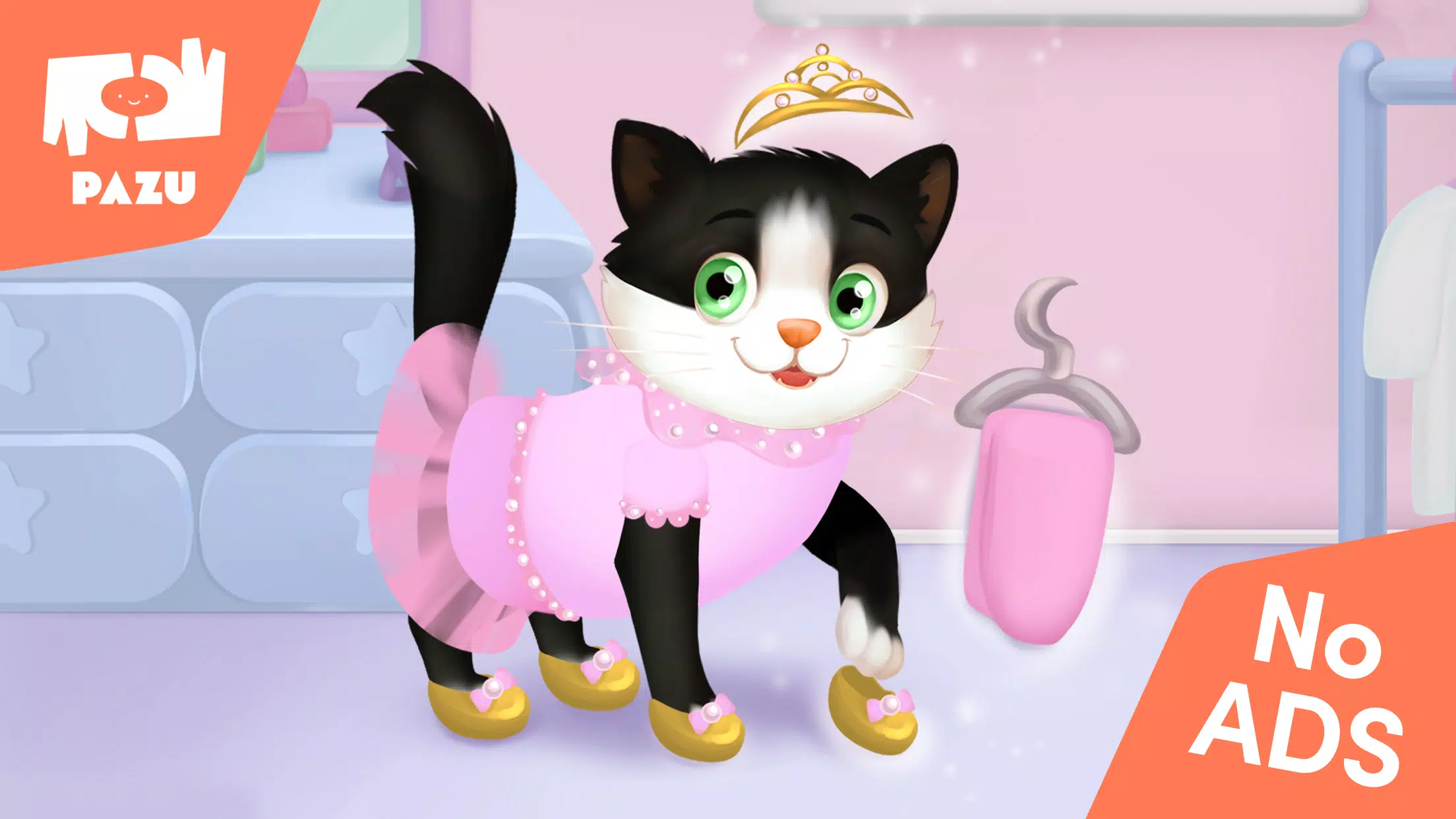 Cat game - Pet Care & Dress up स्क्रीनशॉट 0