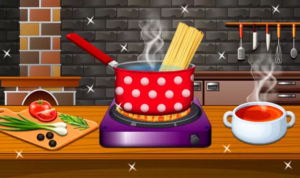 Crispy Noodles Cooking Game Screenshot 0