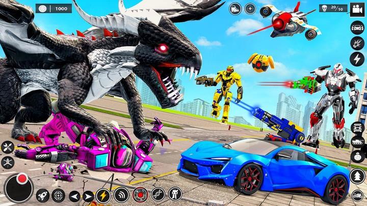 Dragon Robot Car Transform Tangkapan skrin 1