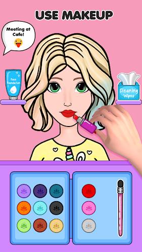 Fashion Paper Doll DIY Games Screenshot 0