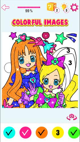 Anime Manga Color By Number 스크린샷 2