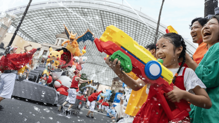 Eksklusibong Pokémon Water Spectacular Hits sa USJ