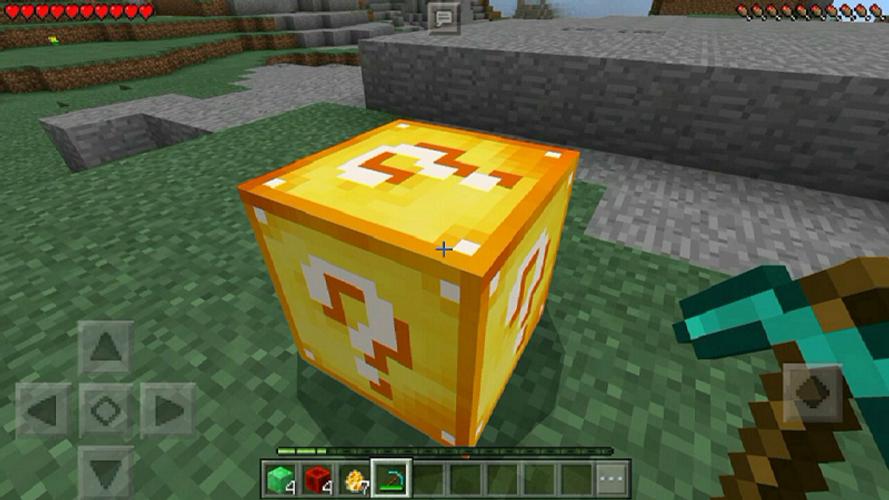 Lucky block mod for mcpe Captura de pantalla 1