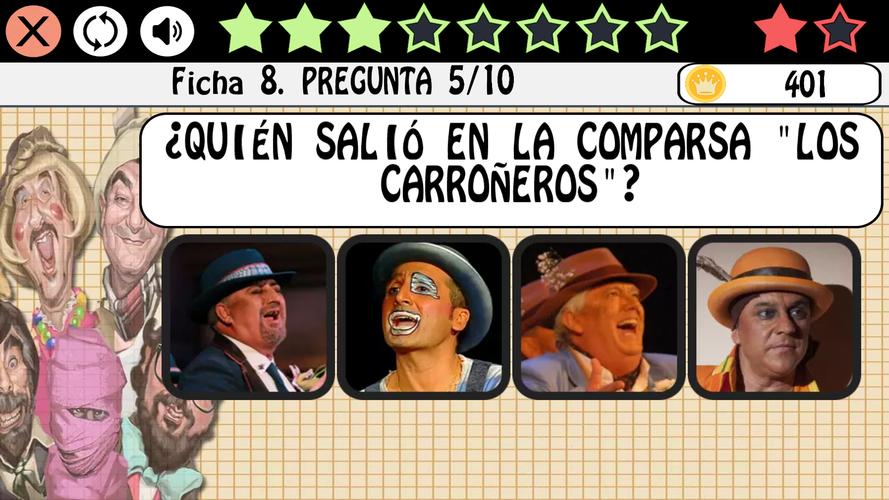El juego del Carnaval de Cádiz 螢幕截圖 3