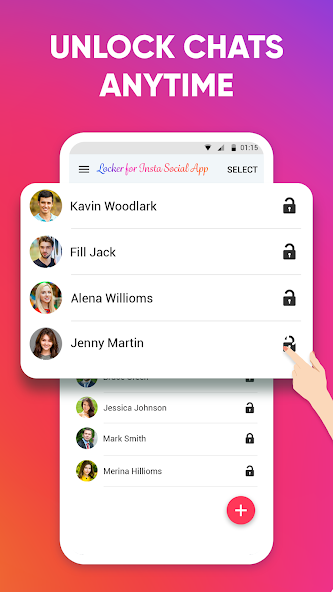 Locker for Insta Social App Mod ဖန်သားပြင်ဓာတ်ပုံ 3