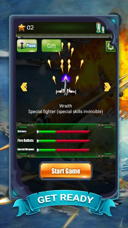 Raiden Fighter - Striker 1945 Air Attack Reloaded Mod Zrzut ekranu 1