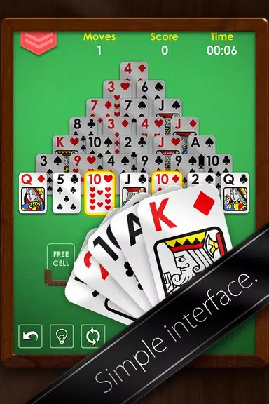 Pyramid Solitaire Premium Card 스크린샷 1