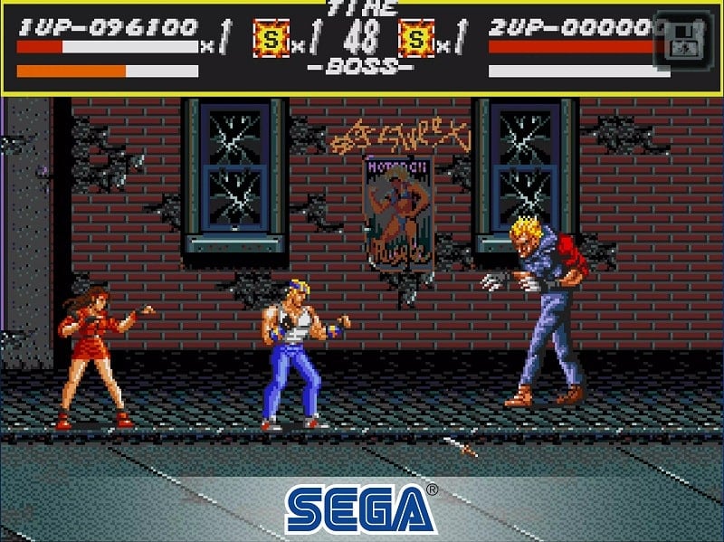 Streets of Rage Classic ဖန်သားပြင်ဓာတ်ပုံ 1