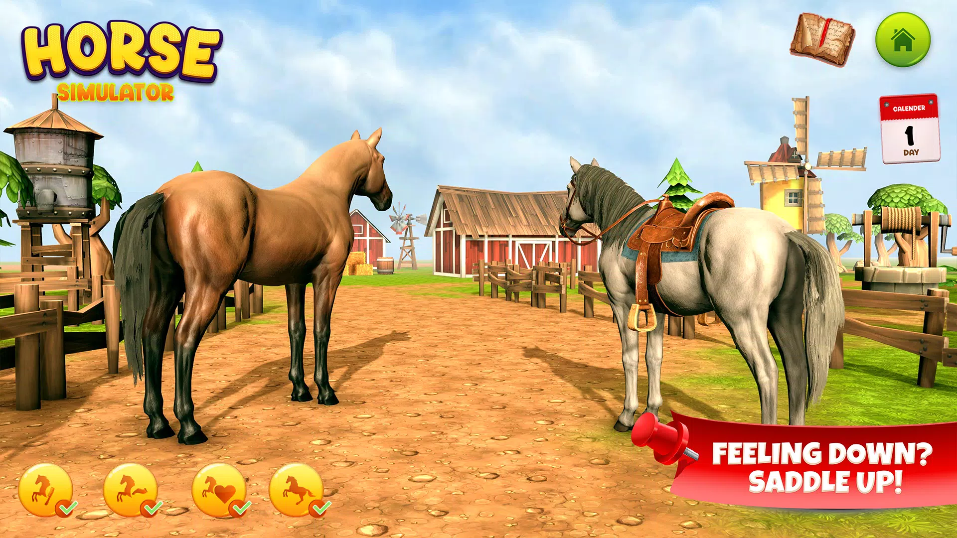Horse Simulator Family Game 3D 螢幕截圖 0
