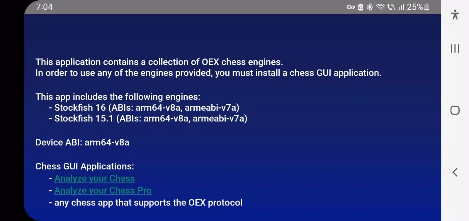 Chess Engines 螢幕截圖 0