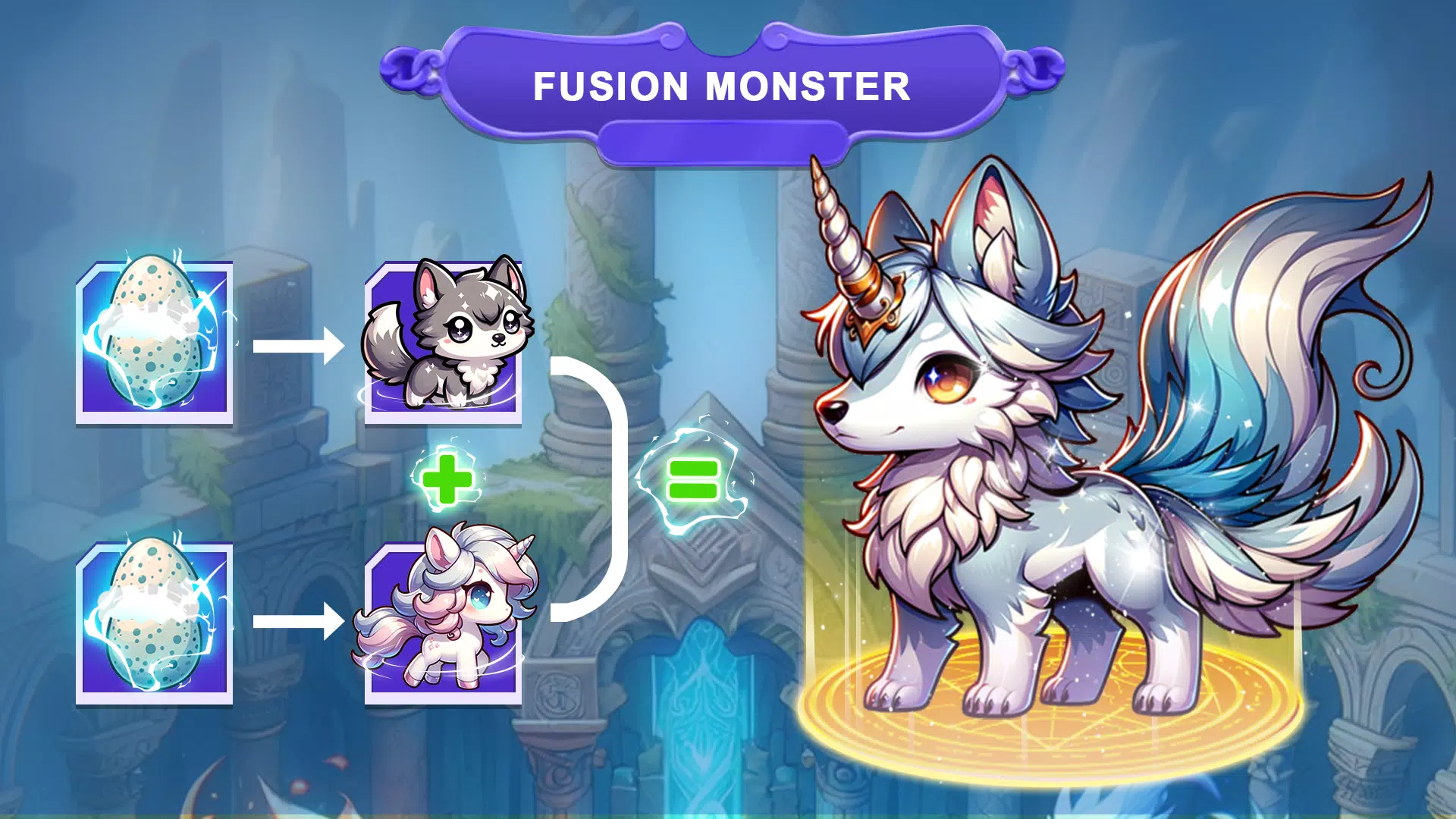 Master Fusion : Monster War ภาพหน้าจอ 3