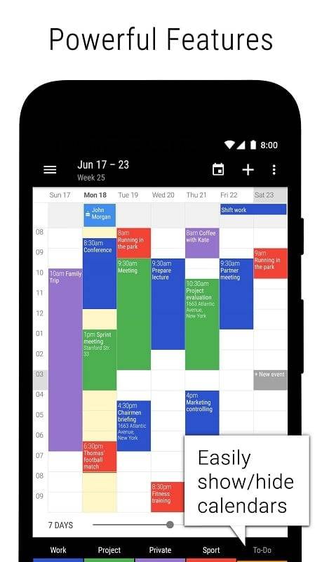 Calendario Business Agenda Screenshot 1