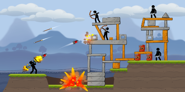 Boom Stick: Bazooka Puzzles Скриншот 0