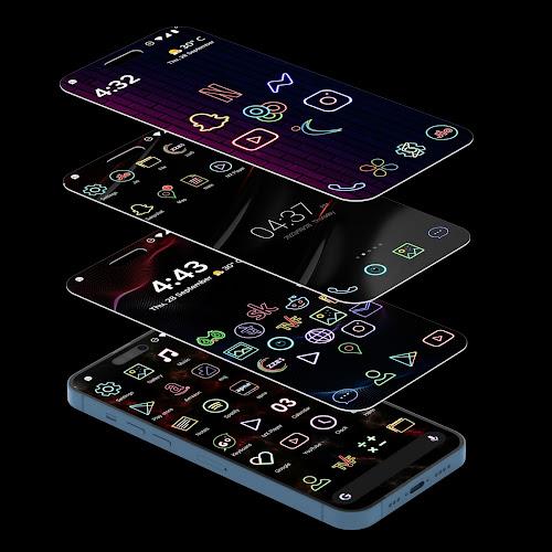 Schermata Neon Icon Pack 1