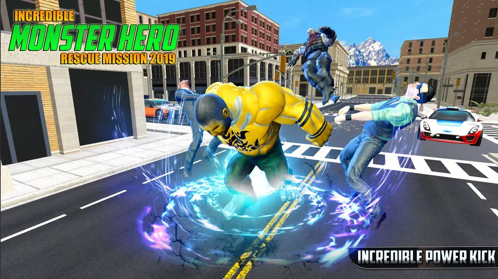 Incredible Monster Superhero Crime City 2018 Captura de tela 0