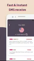 Temp sms - Receive code Capture d'écran 3