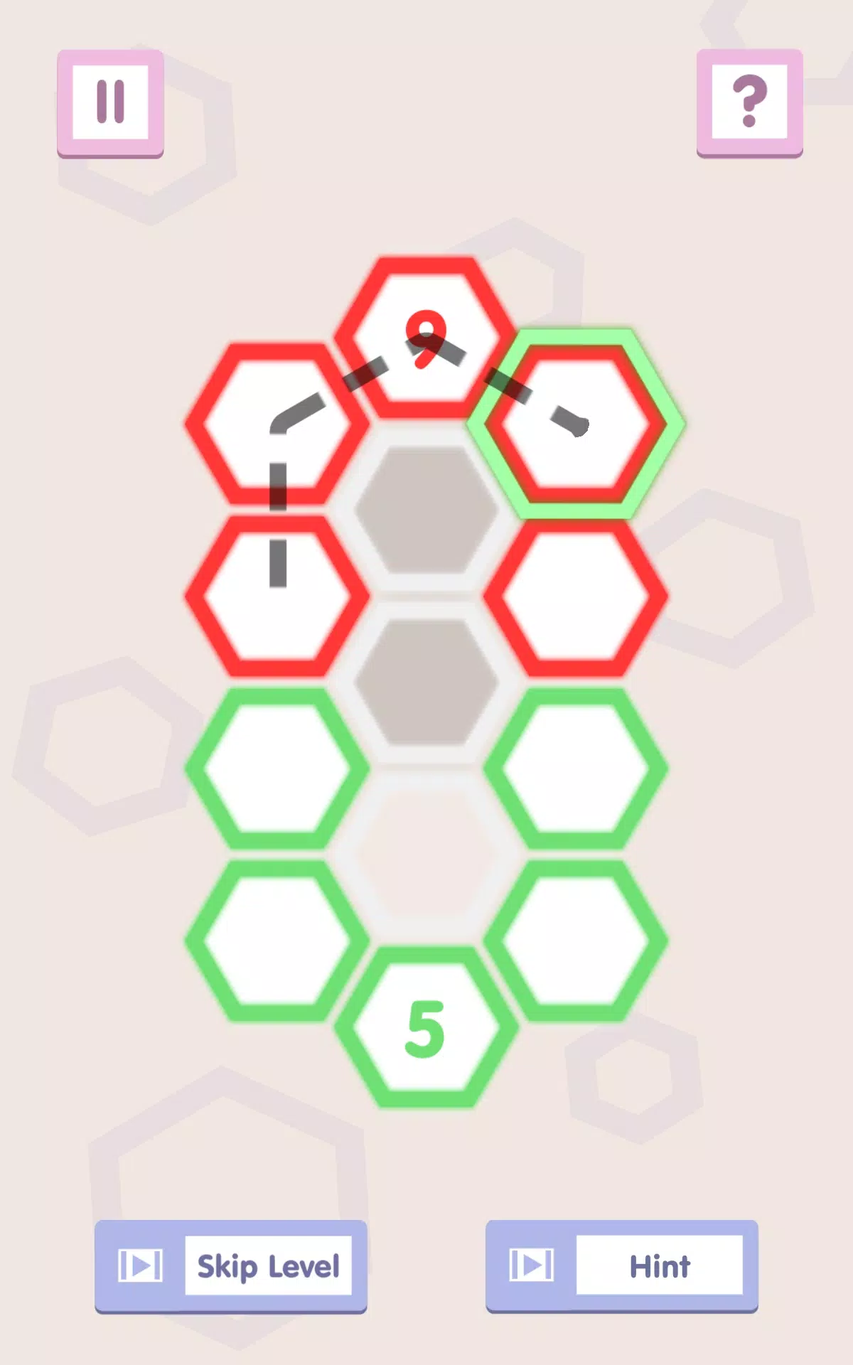 Schermata Number Path: Hexa Links 3