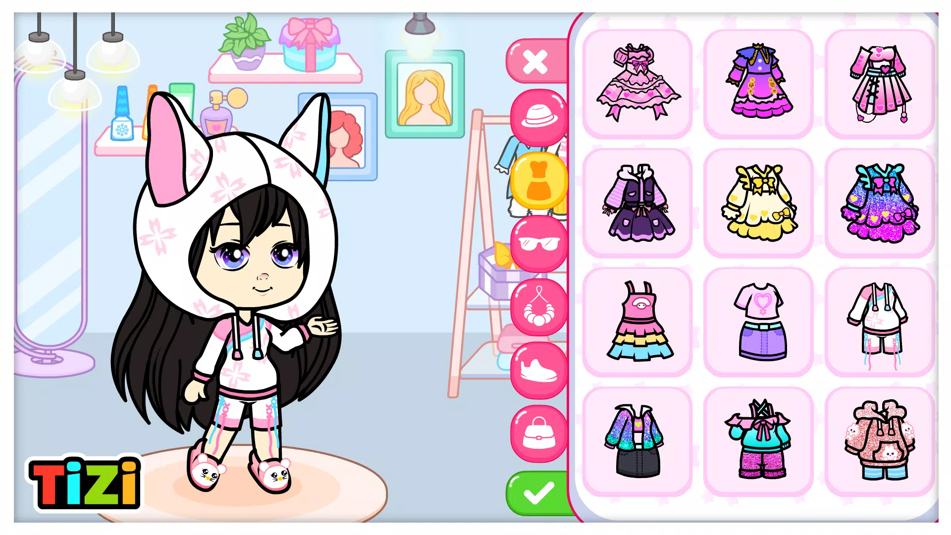 Tizi Dolls: Cute Kawaii World Screenshot 1