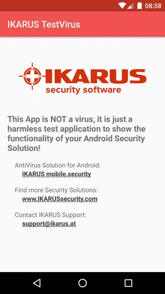 IKARUS TestVirus Screenshot 0